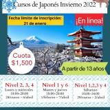 Cursos de Japonés Invierno 2022.