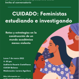 Cuidado: Feministas estudiando e investigando