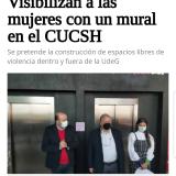 Visibilizan a Mujeres con Mural en CUCSH Belenes